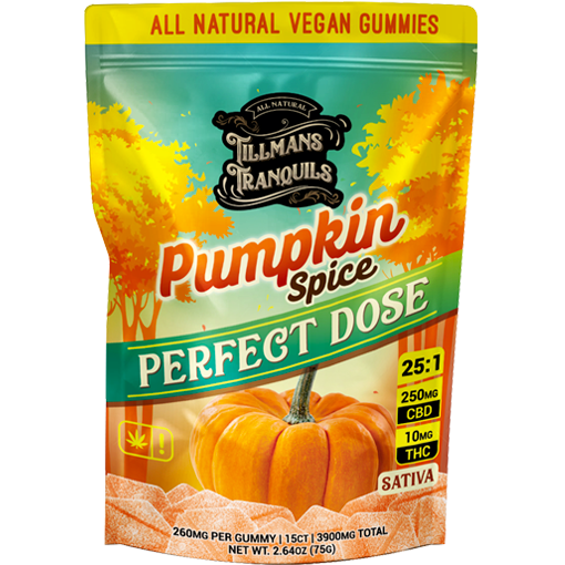 π Pumpkin Spice Gummies Infused with Delta 9 THC
