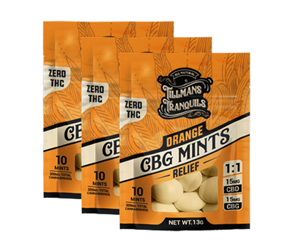 CBG Relief Mints - No THC pack 3