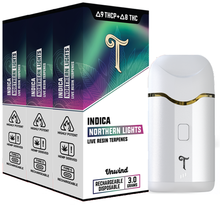 Disposable Vape - 3g THCp - Northern Lights