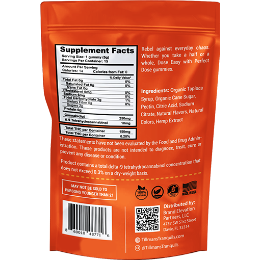 Orange 260mg Gummies - 25:1