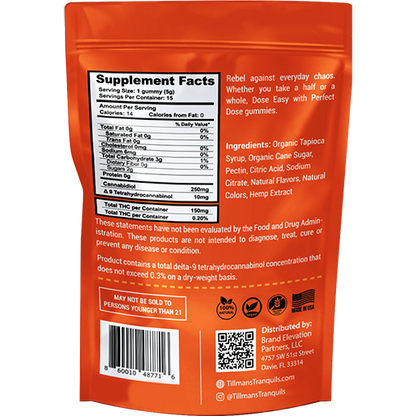 Orange 260mg Gummies - 25:1