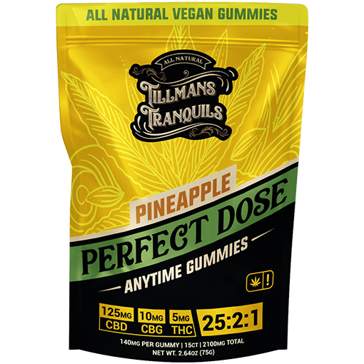 pineapple boost cbd cbg gummies + thc