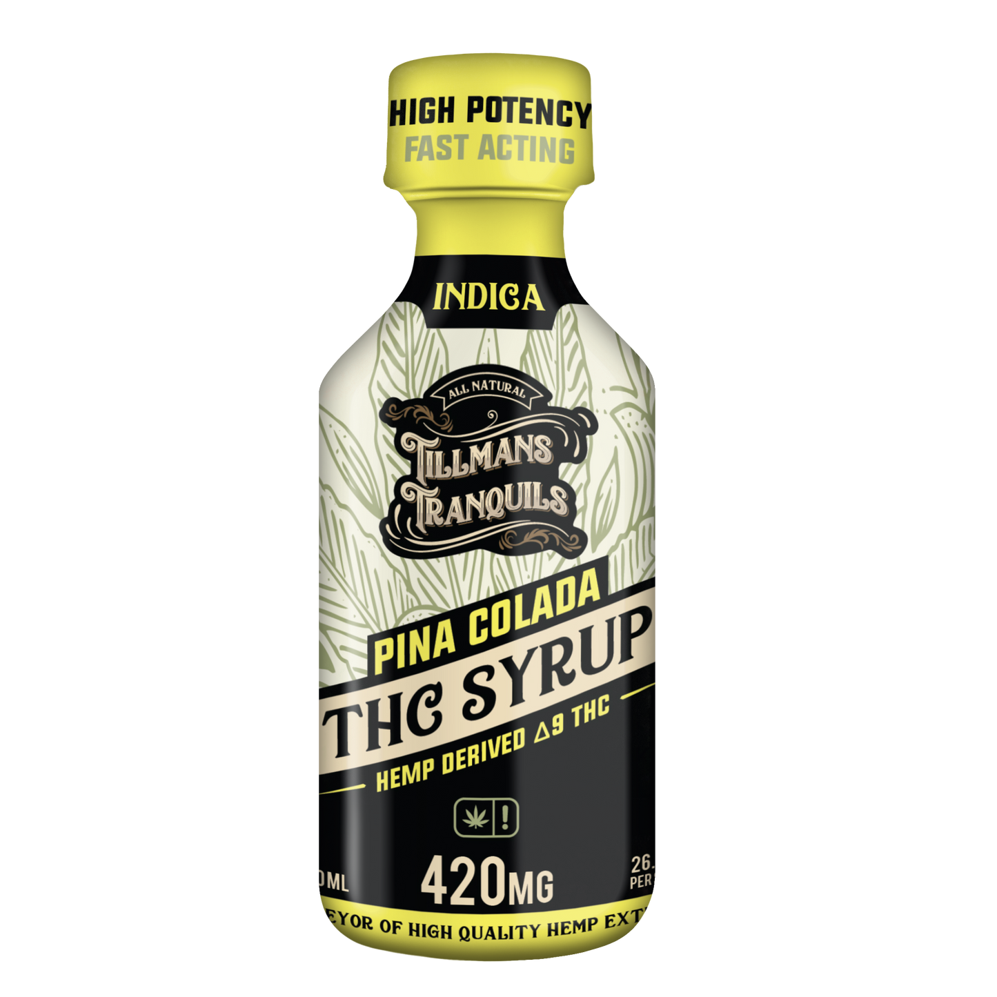 flavorful delta 9 syrup pina colada flavor