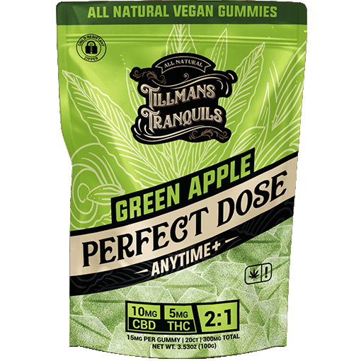 Green Apple 2:1 CBD:THC Gummies