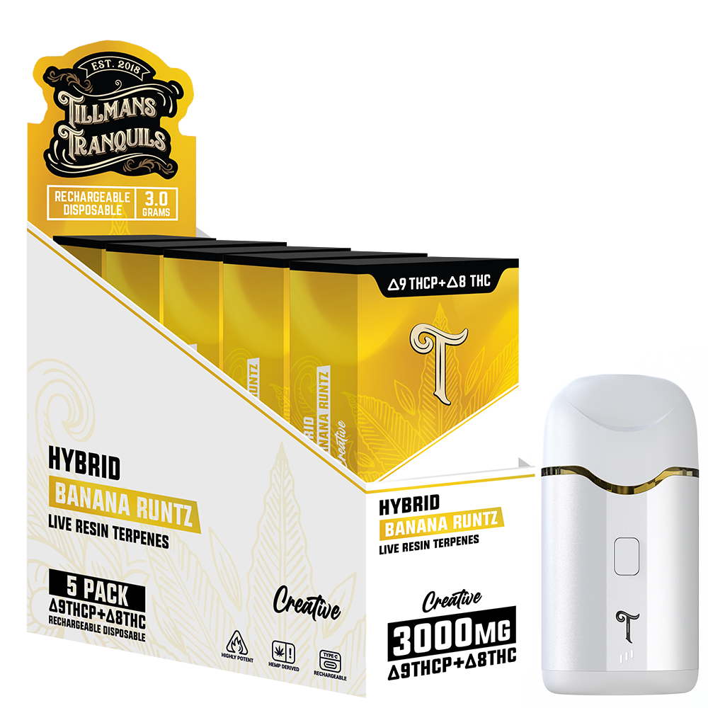 Disposable Vape - 3g THCp - Banana Runtz
