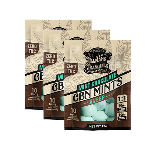 3 packs of CBN mints
