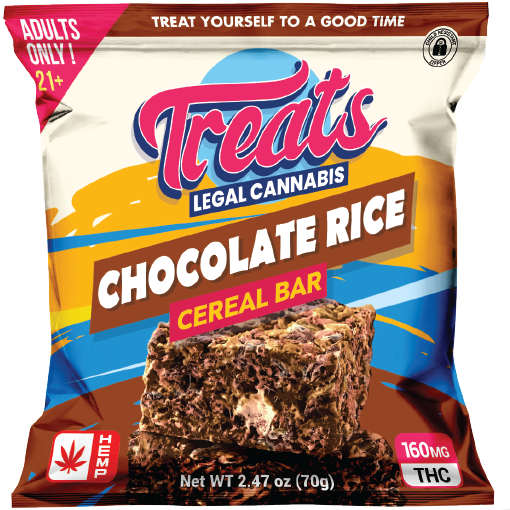 THC Chocolate Cereal Treat - 160mg