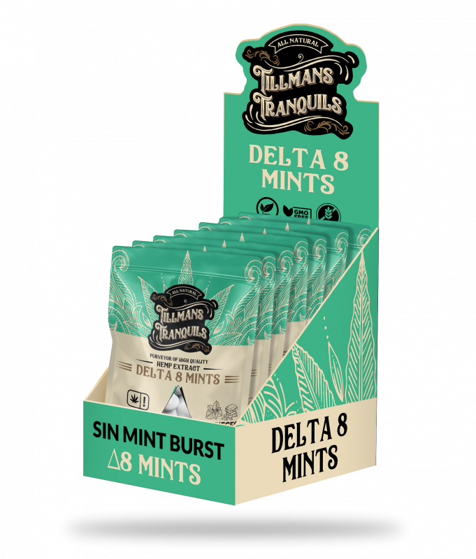 Sin Mint Burst Delta 8 THC Mints