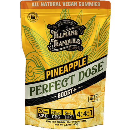 cbd boost pineapple gummies pineapple 4-4-1 ratio of cannabinoids