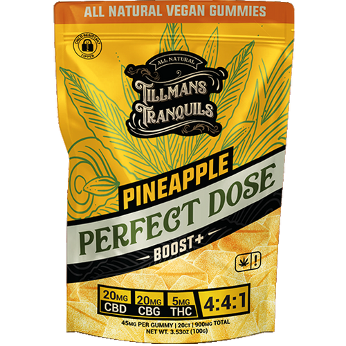 Pineapple 4:4:1 CBD:CBG:THC Gummies