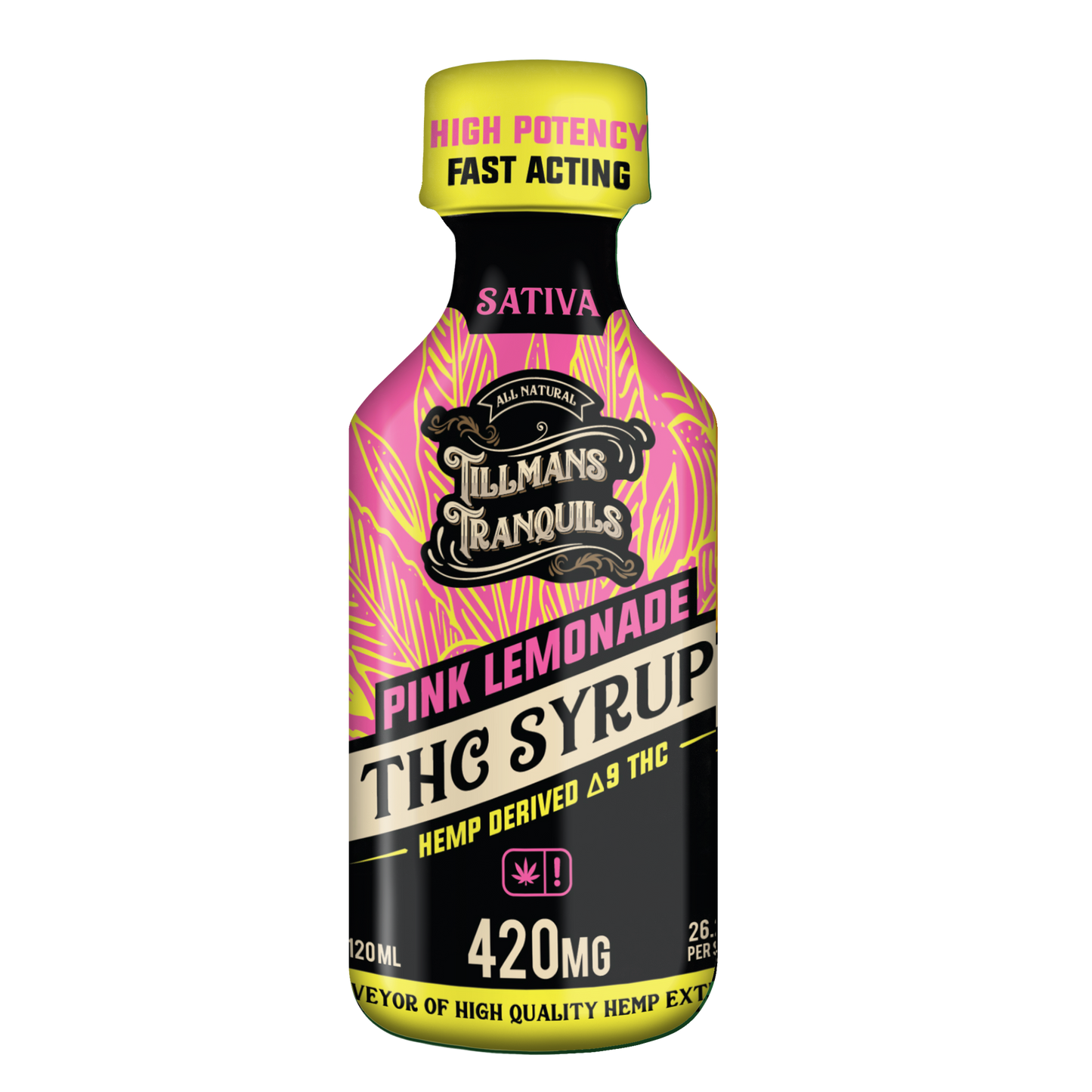 Pink Lemonade Delta 9 THC Syrup - 420mg