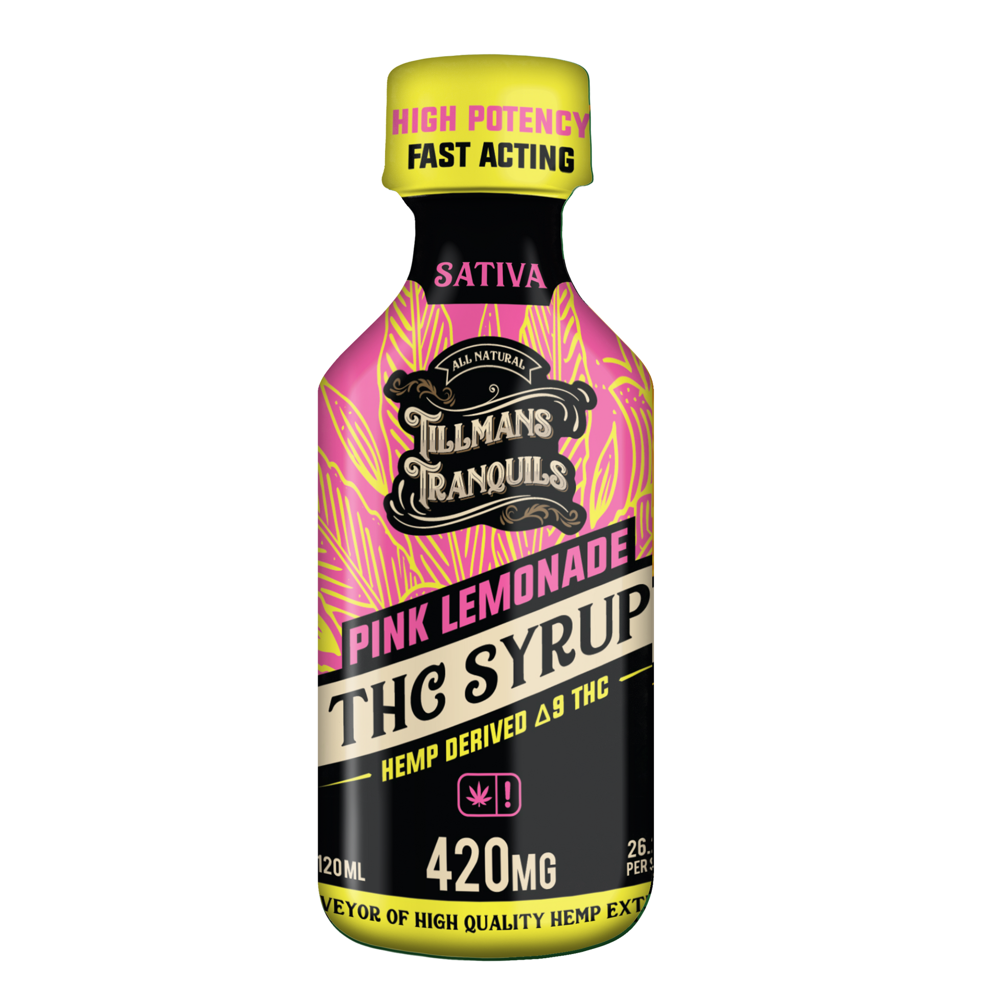Pink Lemonade Delta 9 THC Syrup - 420mg