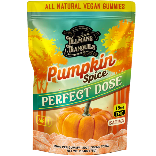 Pumpkin Spice Gummies Infused with Delta 9 THC