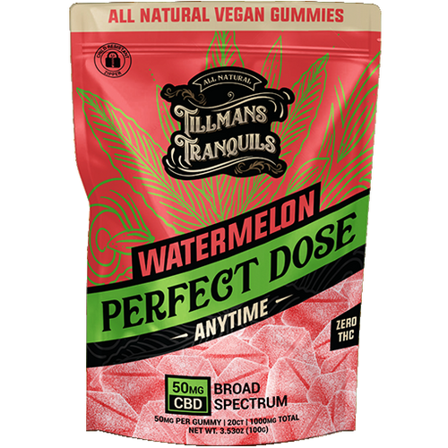 Watermelon CBD Gummies 50mg Broad Spectrum CBD