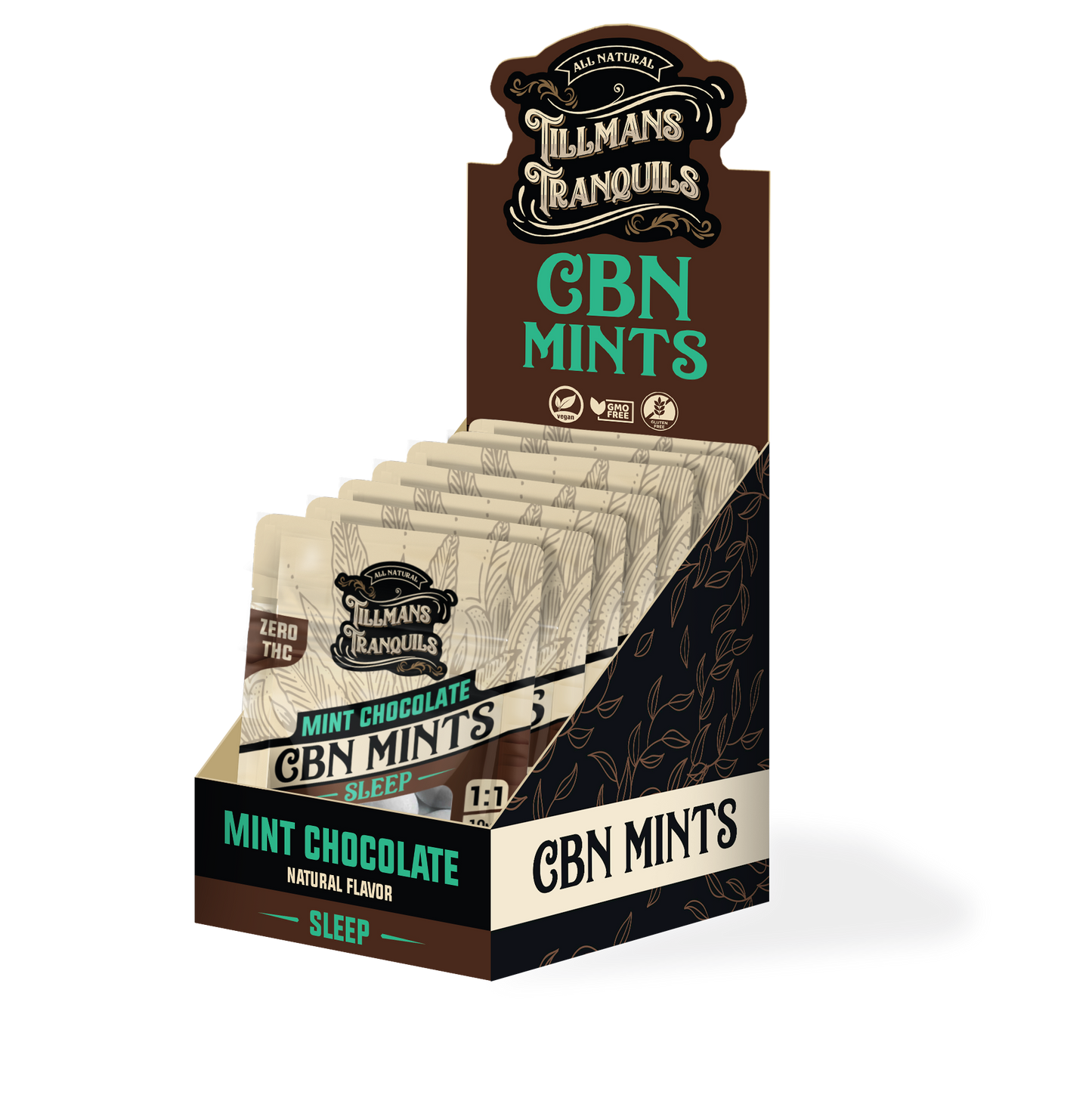 0 thc cbd & cbn mints