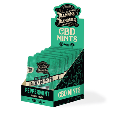 box of 10 packs zero thc peppermint